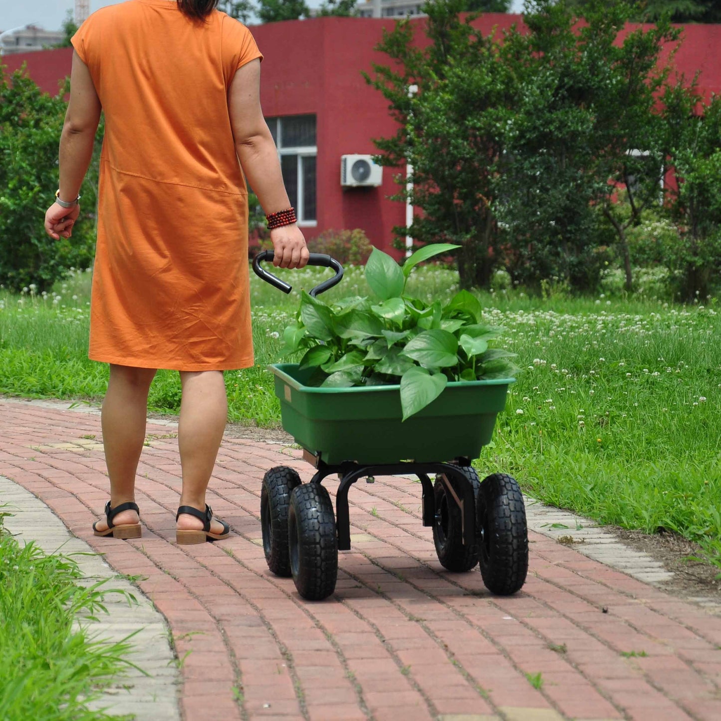 Green Glide Garden Dump Truck