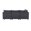 Chic Modular Sectional Sofa with Stripes