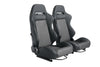 Luxury Racing Seats: Premium PVC & Suede Duo