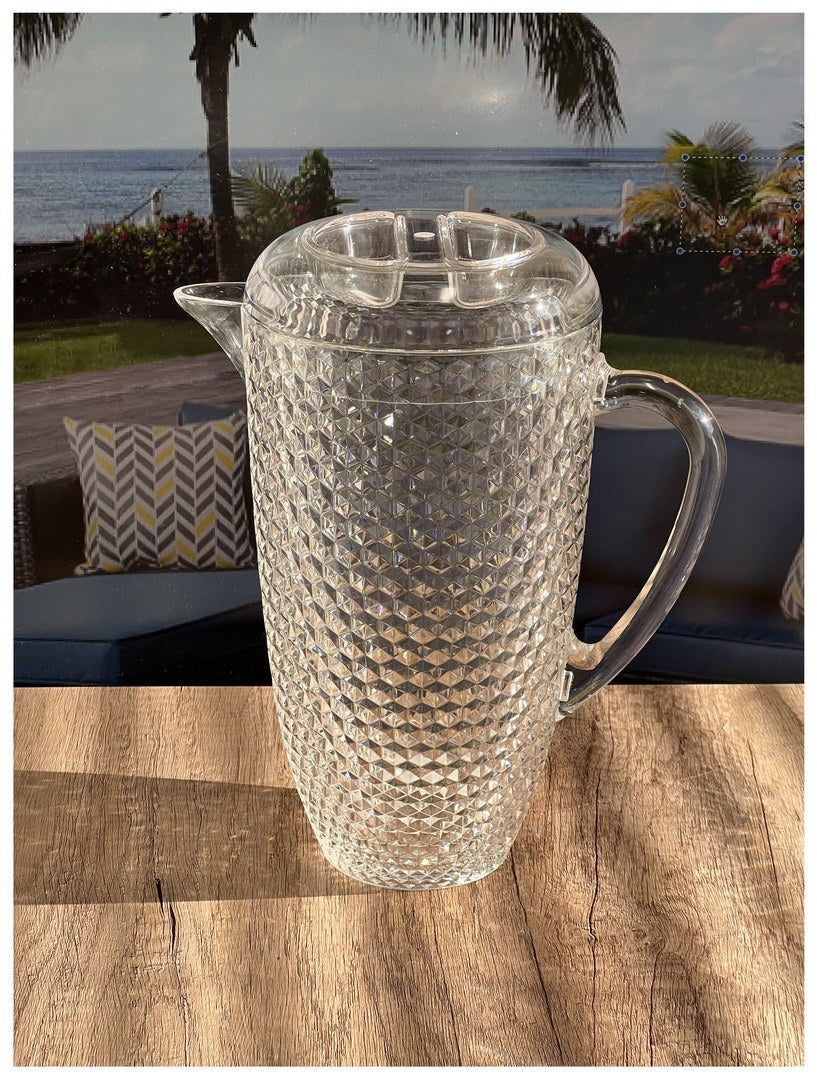 Diamond Cut Unbreakable Water Pitcher