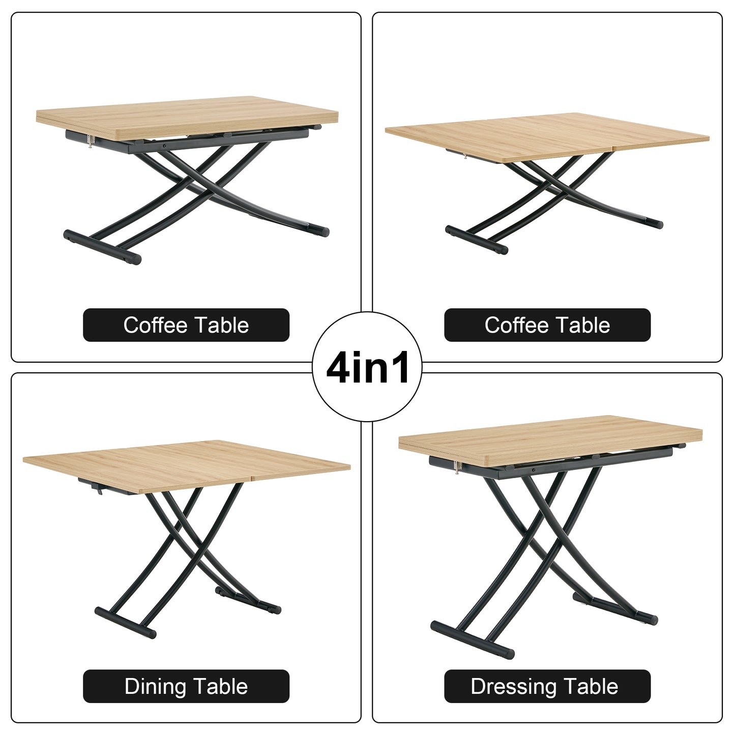 Versatile Lift Table: Modern Minimalist Design for Any Space