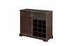 Rustic Wine & Coffee Bar Buffet Cabinet