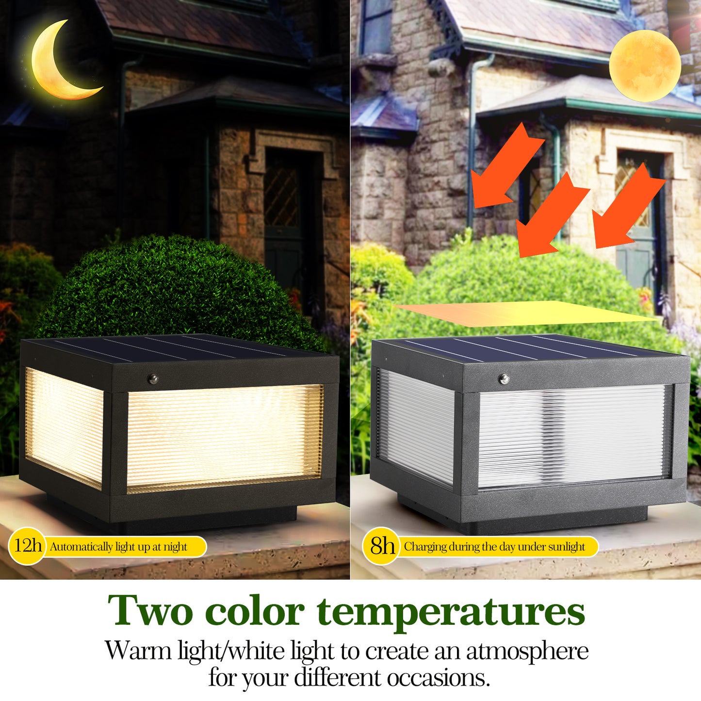 Dimmable Solar Wall Light