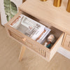 Charming Rattan Side Table