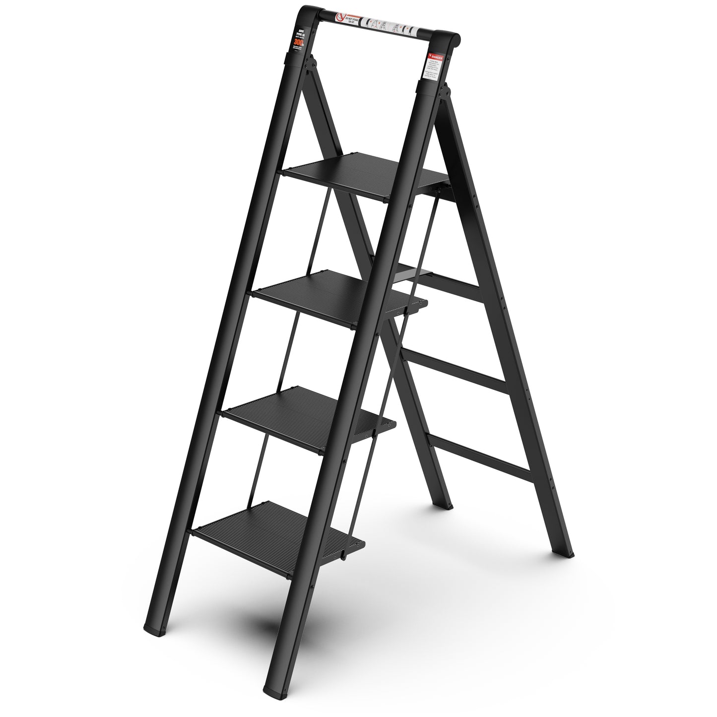 Easy Reach Folding Step Stool - Safe & Sturdy Ladder