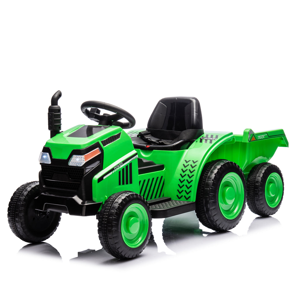 Black Knight Electric Ride-On Tractor for Kids