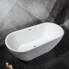 Relaxing Acrylic Soaking Tub with Easy Install Features