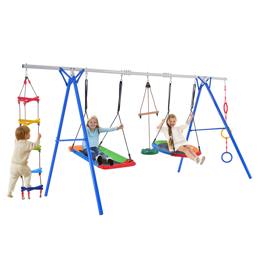 Ultimate Outdoor Toddler Swing and Play Set