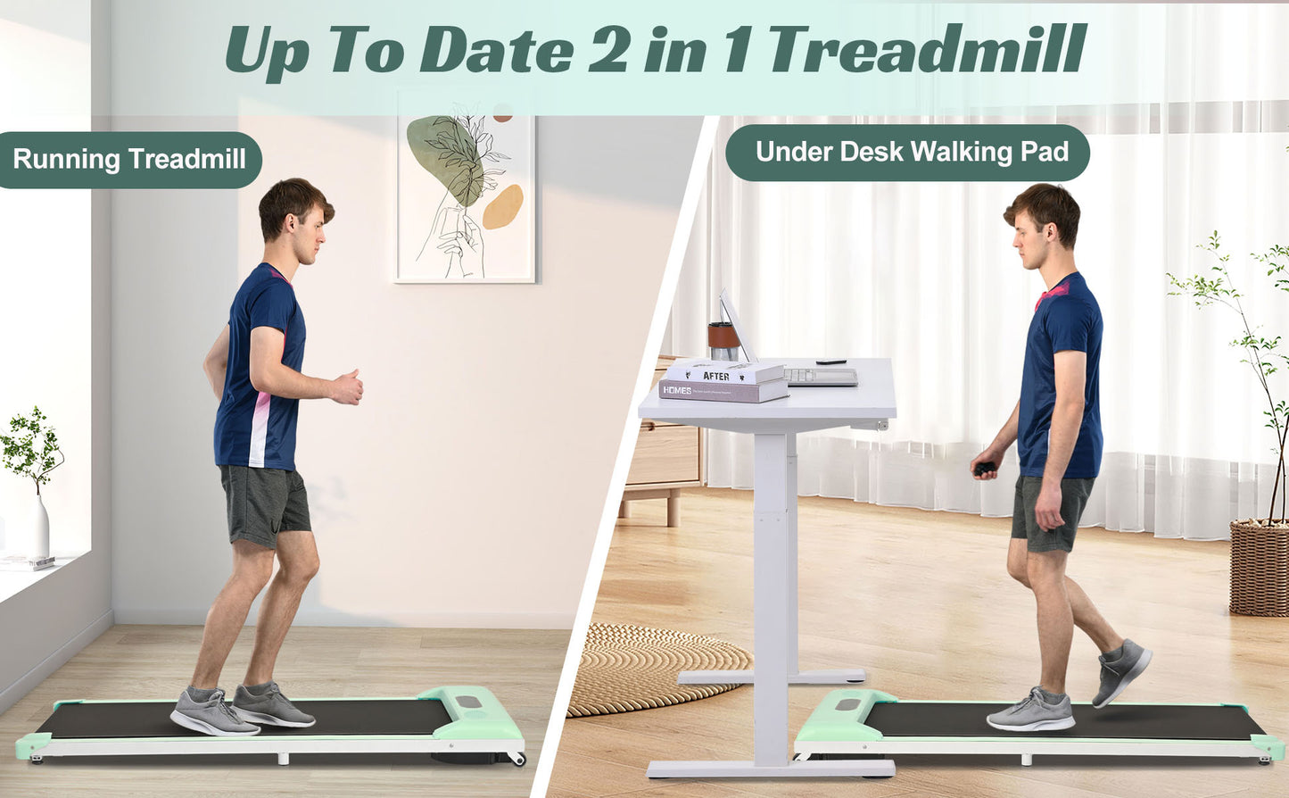 Smart Under Desk Treadmill for Home and Office Fitness