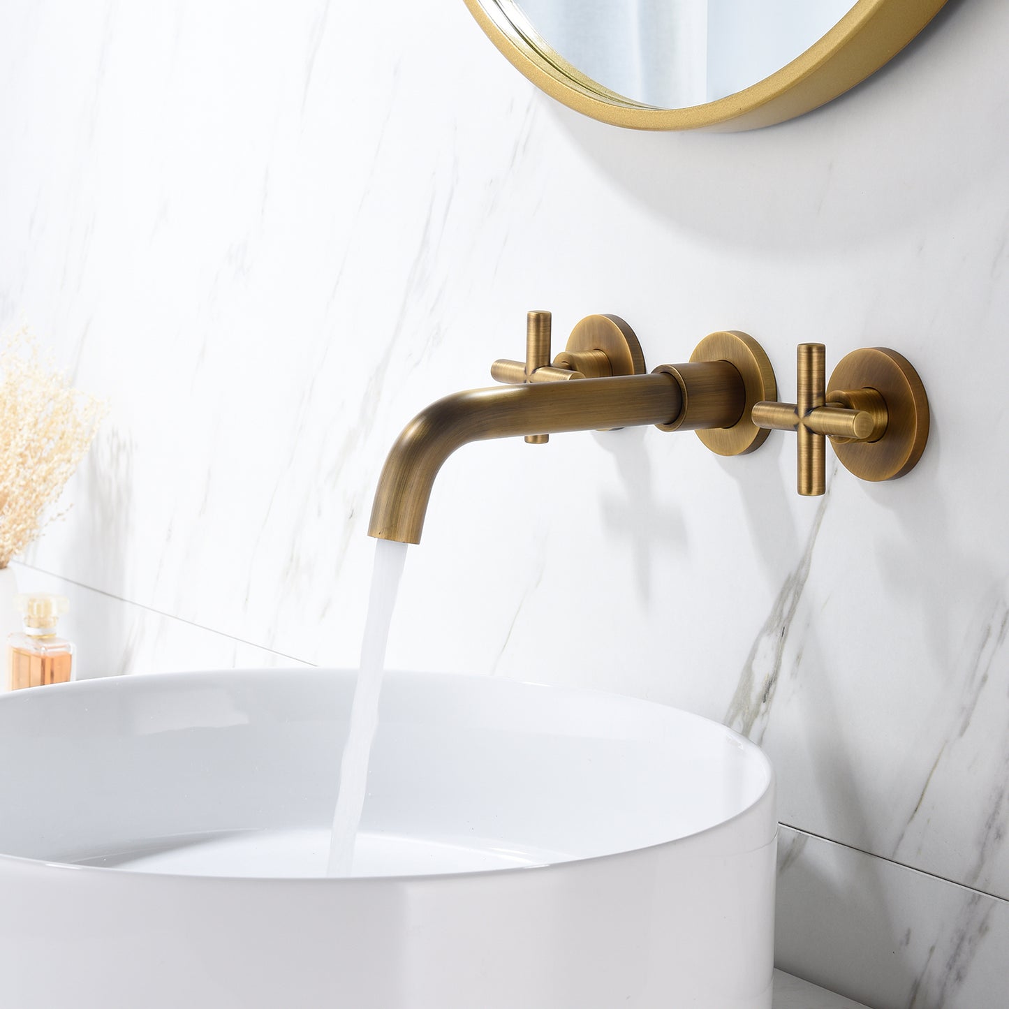 Wall-Mounted Bathroom Faucet