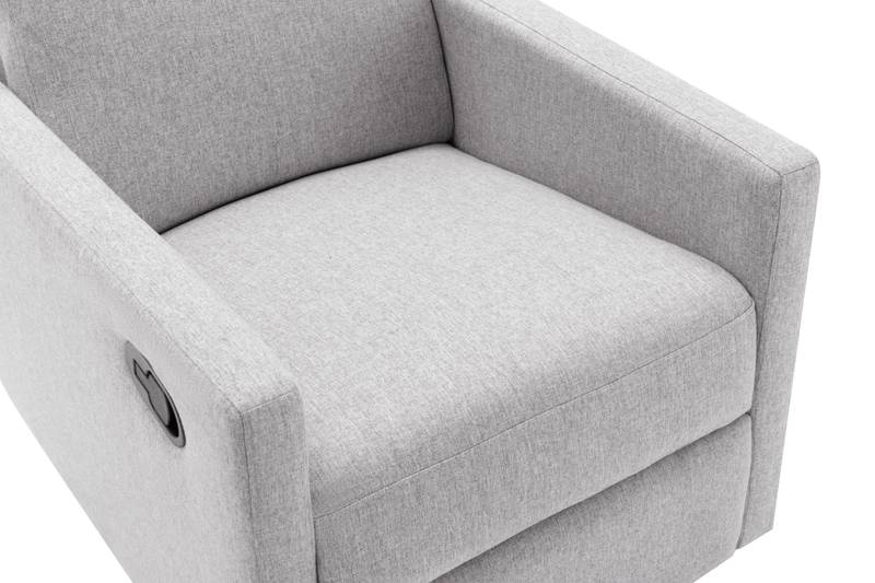 Cozy Gray Rocking Nursery Chair