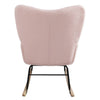Cozy Pink Teddy Rocker