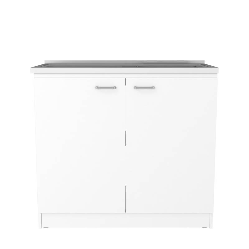 Versatile Utility Sink - Bright White Design for Your Kitchen