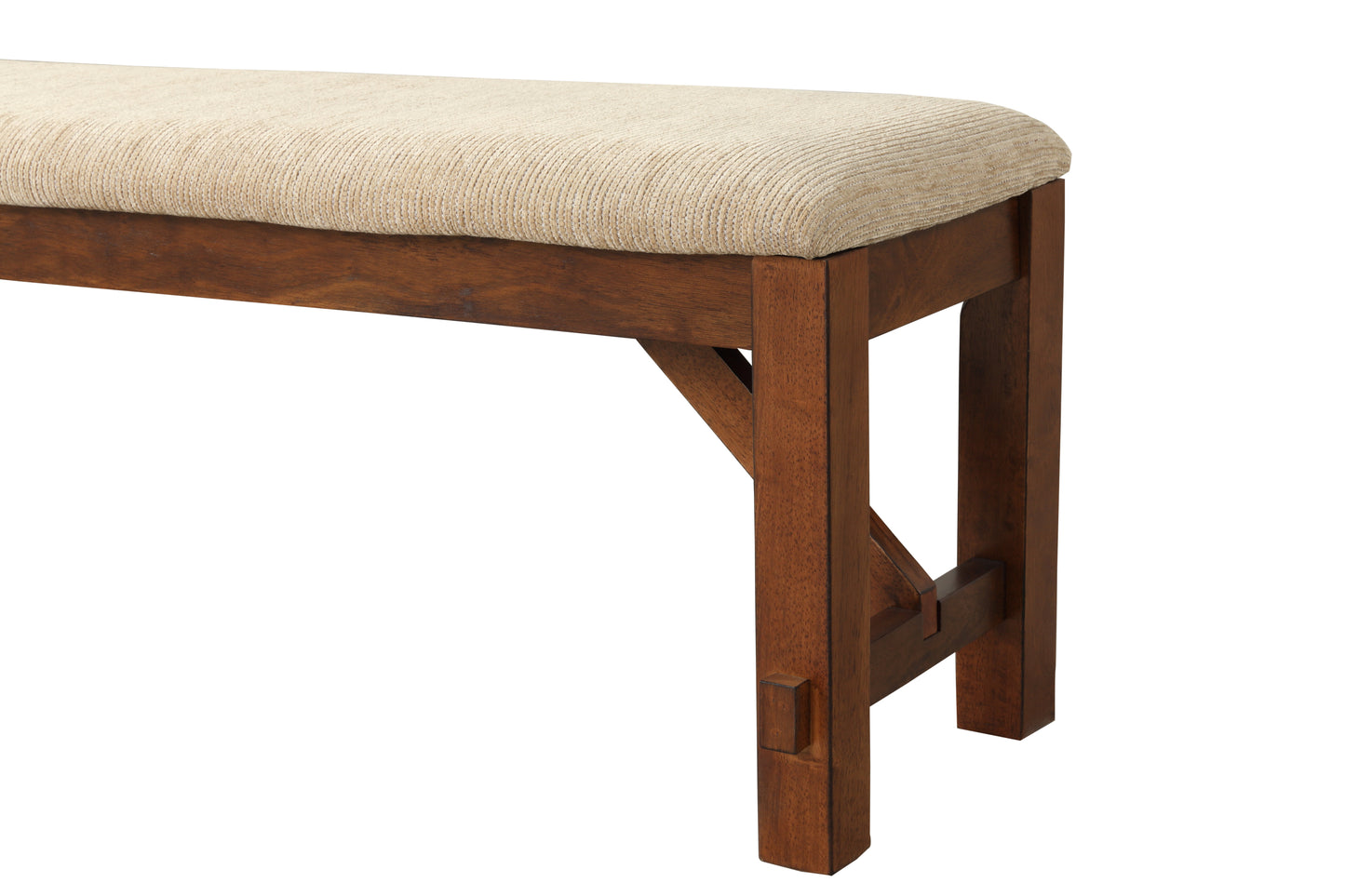 Karven Rustic Wood Bench