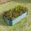 Veezyo Rectangular Metal Garden Bed - Perfect for Flowers & Veggies!