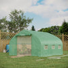 EcoGrow Walk-In Tunnel Greenhouse with Zippered Door & Ventilated Windows