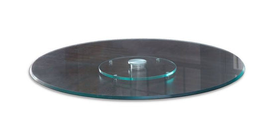 Spinning Style Lazy Susan - Dark Wood