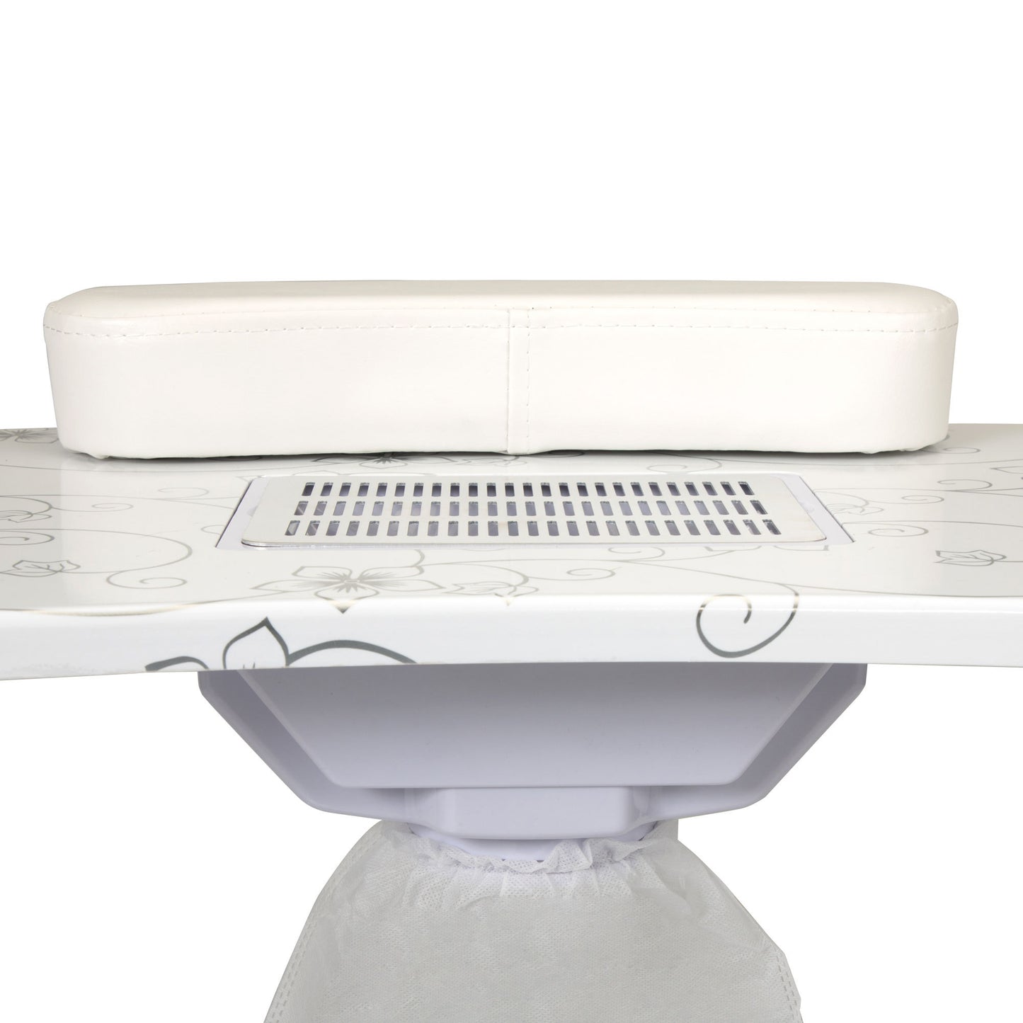 Travel-Friendly Nail Table with Dust Collector and Wheels