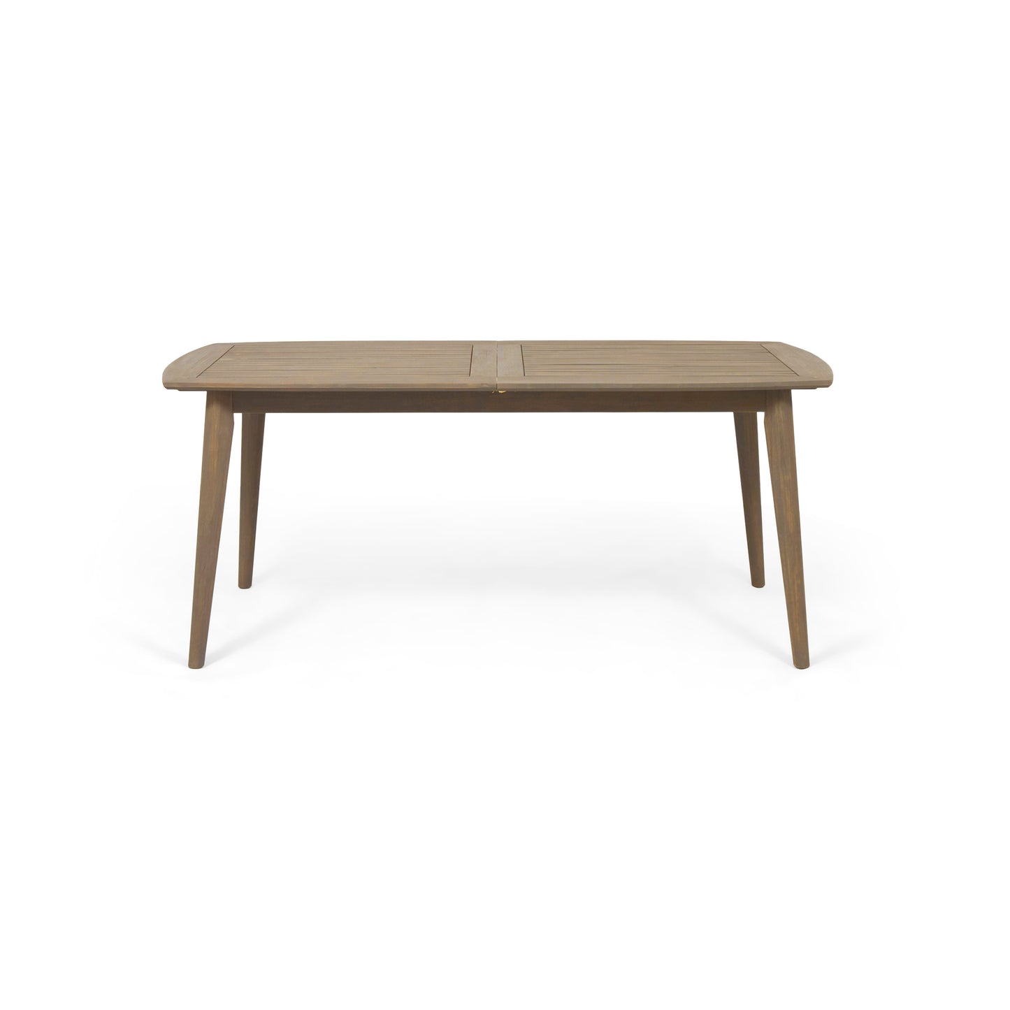 Stylish Gray Expandable Acacia Dining Table