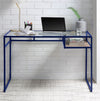 Stylish Blue & Glass Yasin Desk