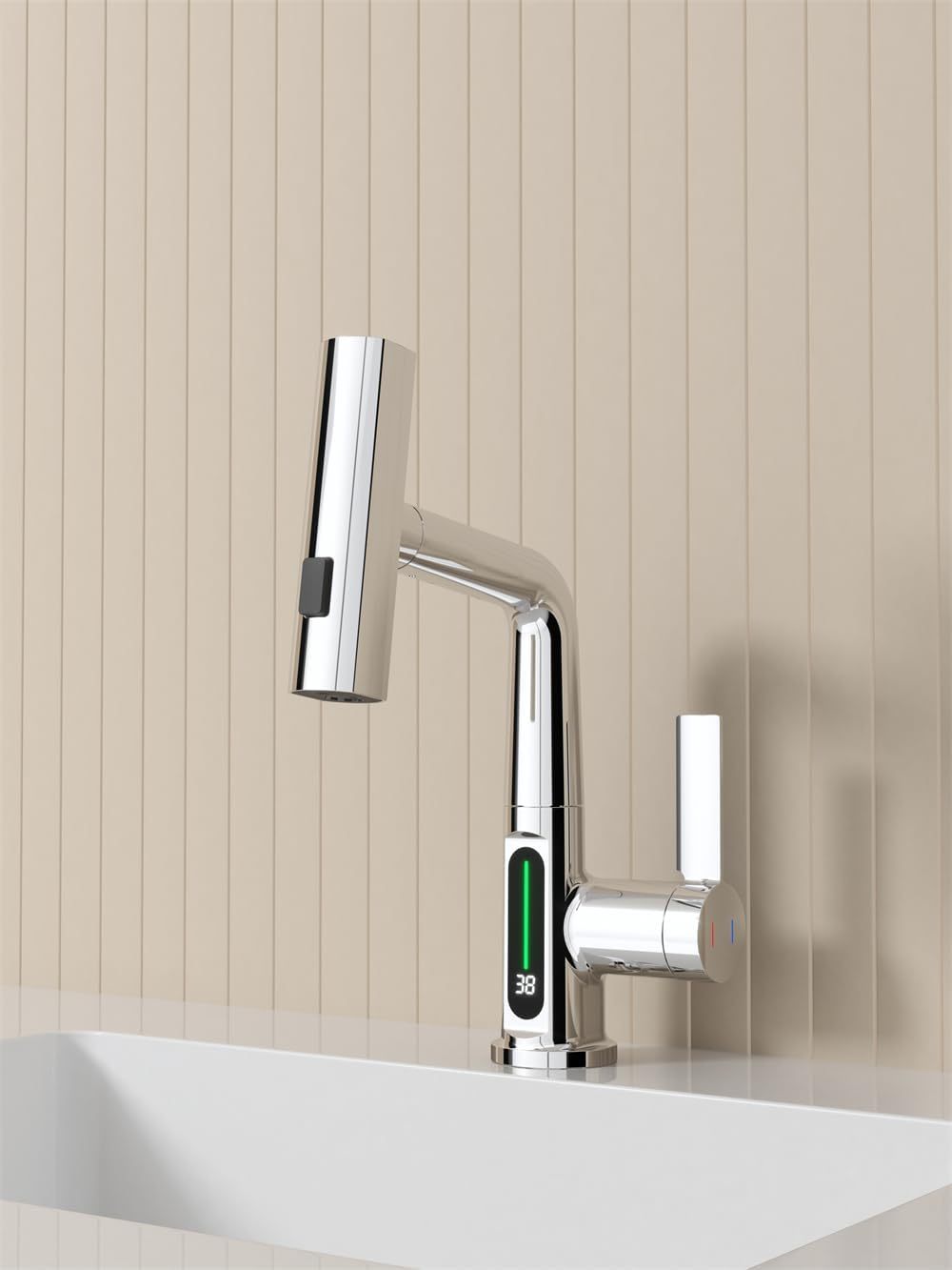 Swivel & Shine LED Faucet - Adjustable Bathroom Basin Tap