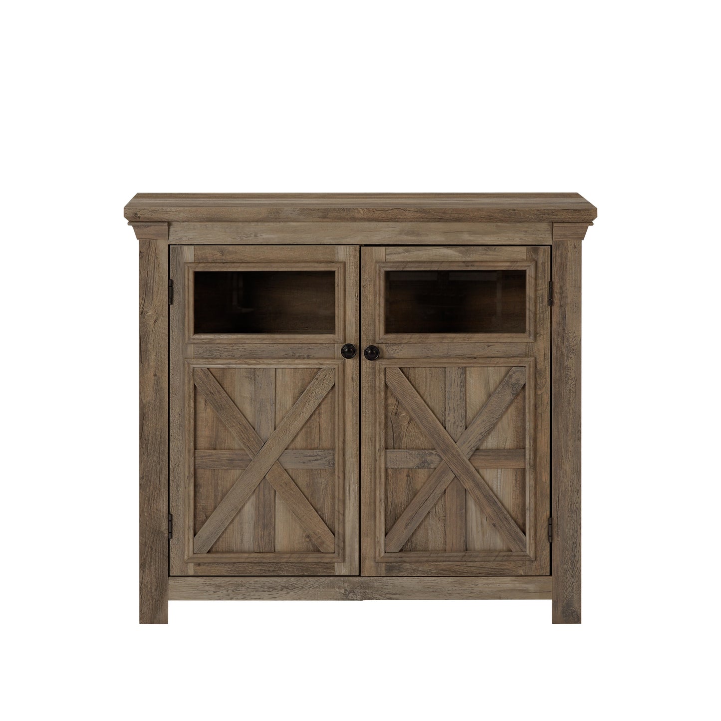 Stylish Gray Wine & Buffet Cabinet