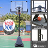 Ultimate Portable Basketball Hoop - Adjustable Height & Easy Roll!