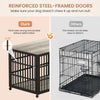 Chic Canine Crate with Side Access - Grey