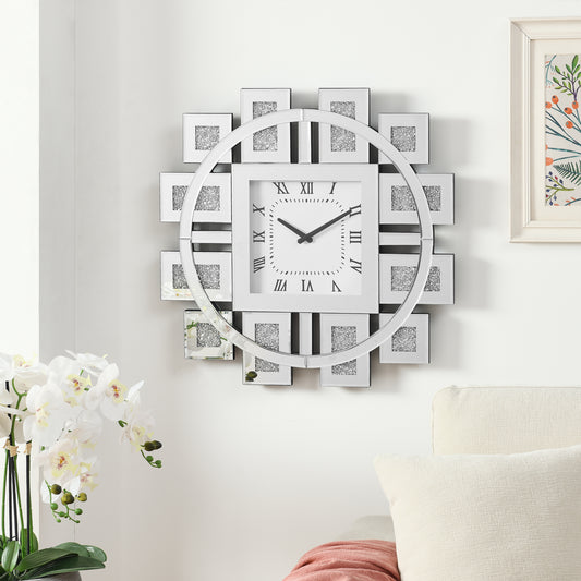 Glamorous Gemstone Wall Clock