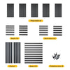 Sturdy Adjustable 5-Tier Storage Shelves