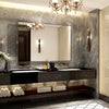 Sleek Silver Beveled Wall Mirror