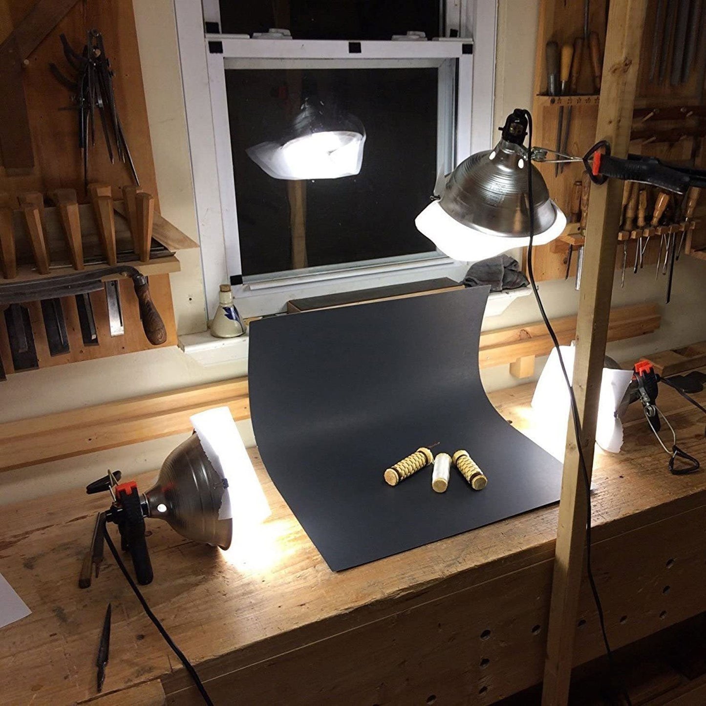 Versatile Clamp Lamp with Aluminum Reflector