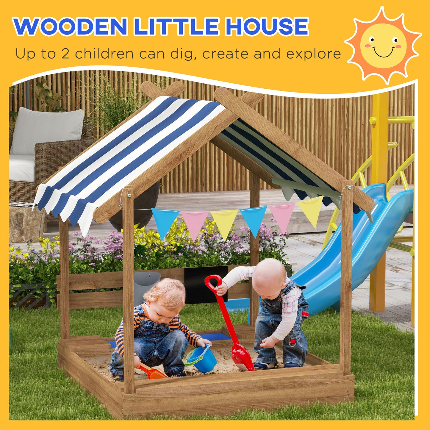 Cozy Canopy Sandbox for Kids