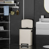 Sleek Soft-Close Kitchen Trash Can with Foot Pedal and Bags