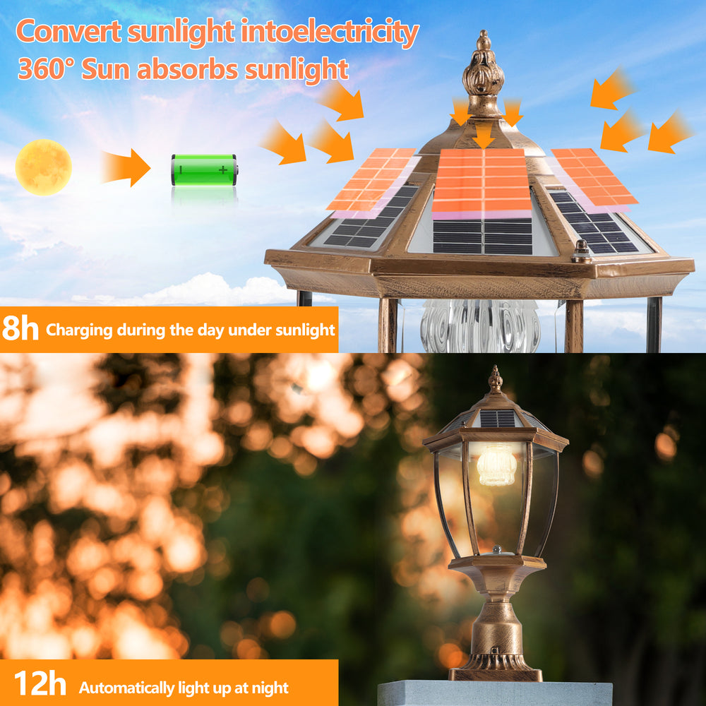 Golden Glow Solar Lanterns