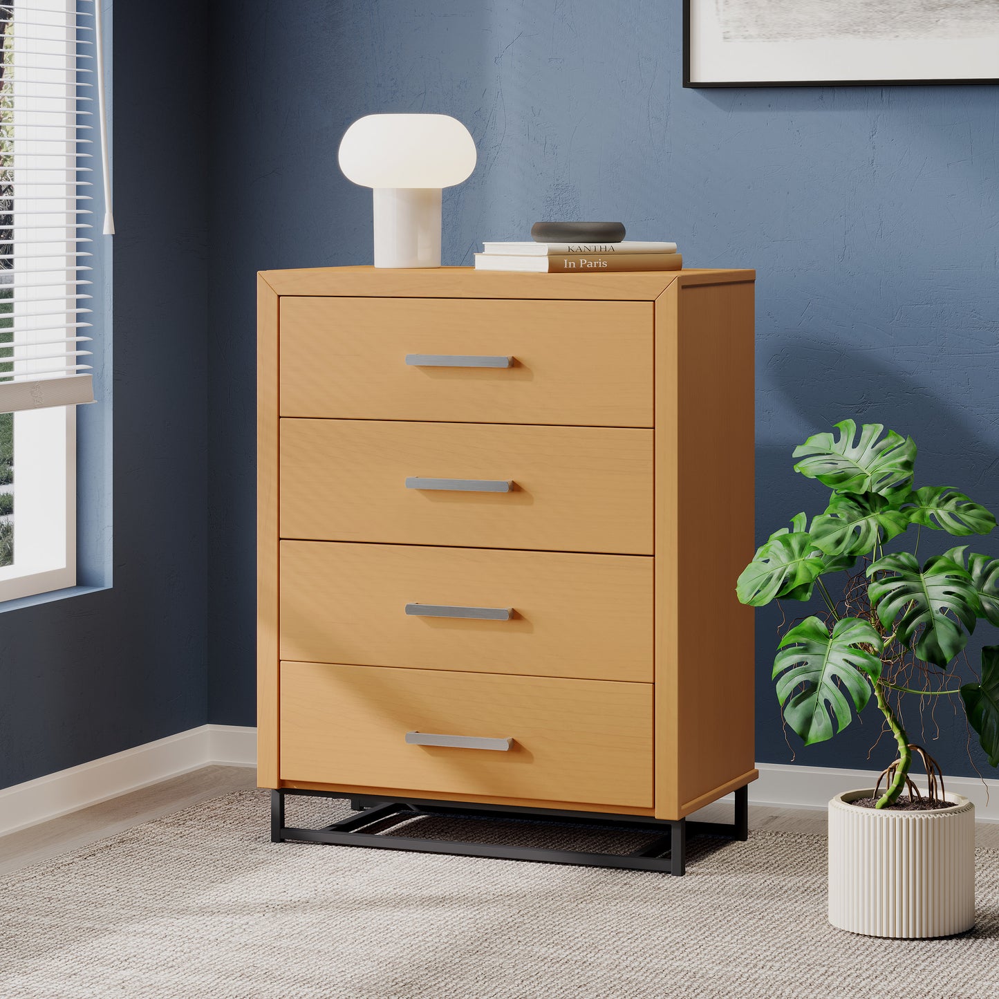 Charming 4-Drawer Storage Chest