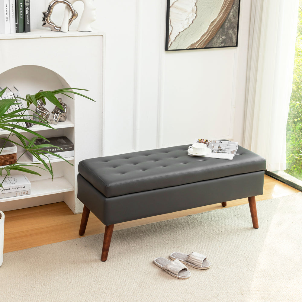 Cozy Storage Ottoman Bench