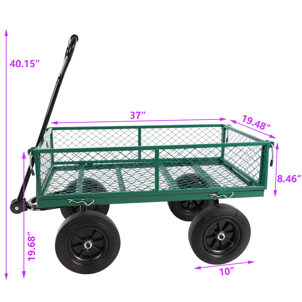 Green Wagon Wheelie: Effortless Garden Transport!