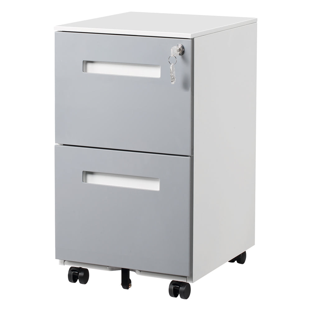 Rolling Lockable File Cabinet