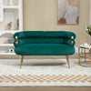 Chic Green Mini Loveseat