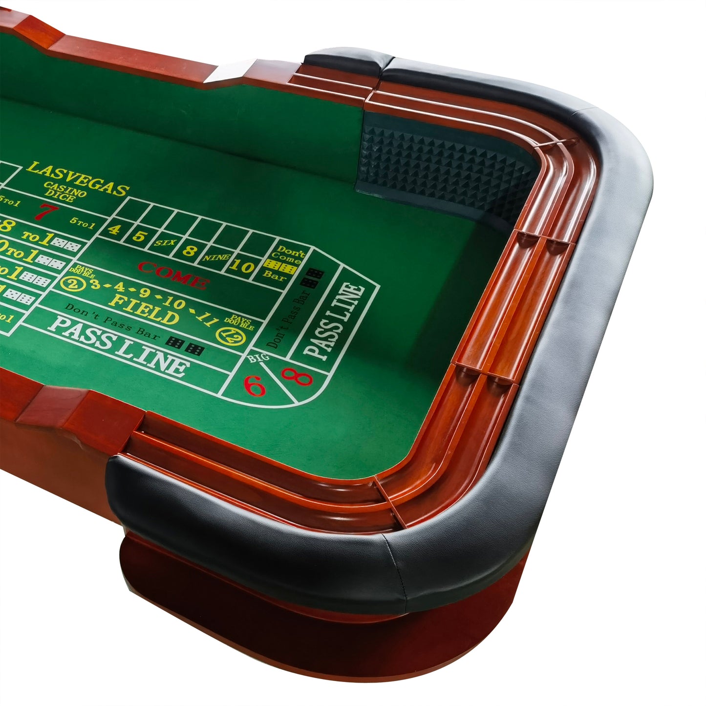 Green Classic Craps & Poker Table Game