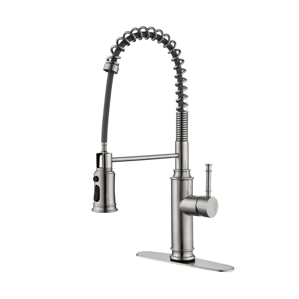 Sleek Pull-Down Kitchen Faucet with Sprayer