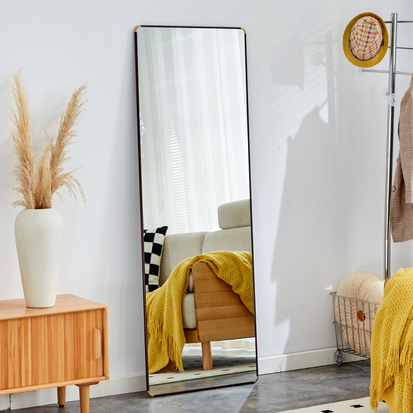 Stylish Full-Length Floor Mirror