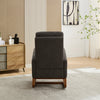 Cozy Glider Rocking Chair with Footrest - Charcoal