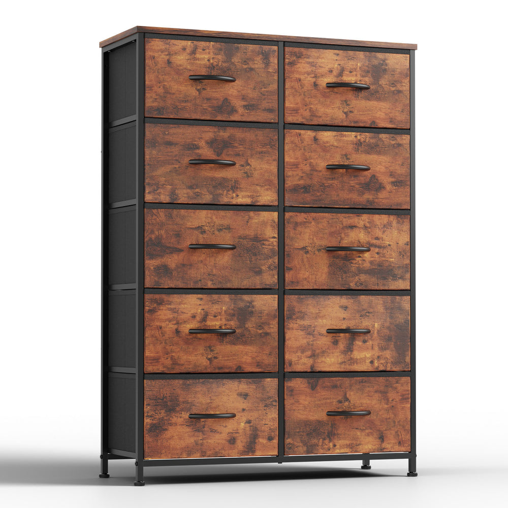 Storage Tower Bliss: SweetCrispy Fabric Dresser with Twelve Drawers