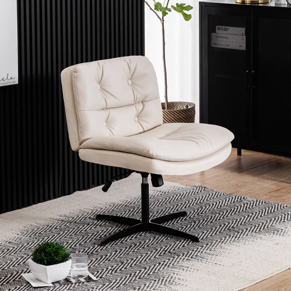 Spacious Armless Office & Vanity Chair