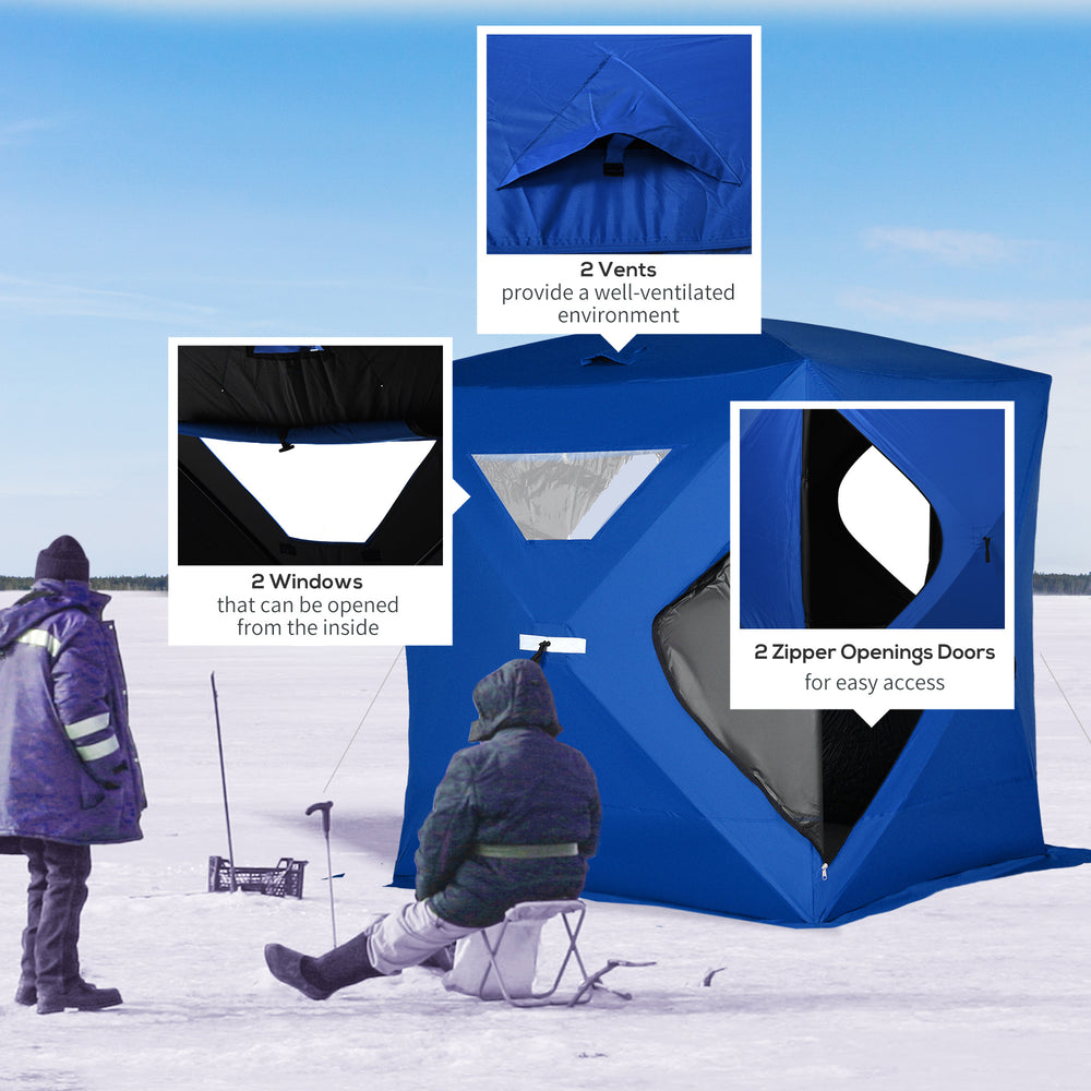 Cozy Ice Fishing Pop-Up Tent for Friends