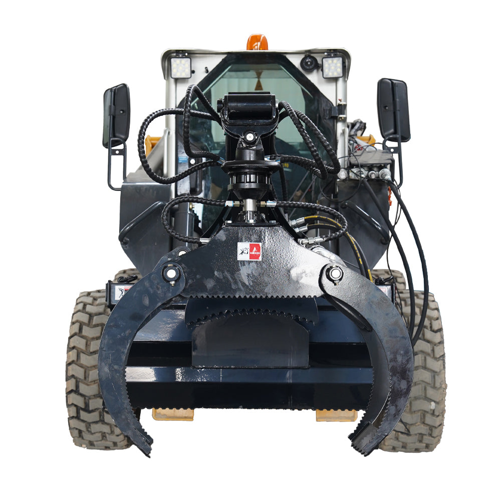 Hydraulic Rotating Log Grapple for Mini Skid Steers