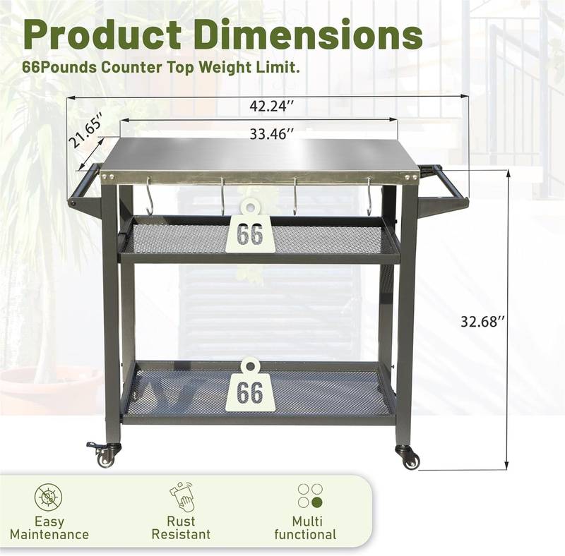 Outdoor Grill & Prep Station