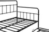 Modern Metal Daybed with Trundle